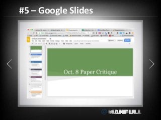 @ 
#5 – Google Slides 
 