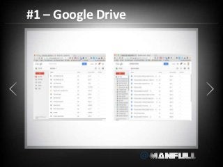 @ 
#1 – Google Drive 
 