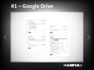 @ 
#1 – Google Drive 
 