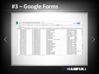 @ 
#3 – Google Forms 
 