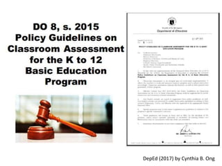 DepEd (2017) by Cynthia B. Ong
 