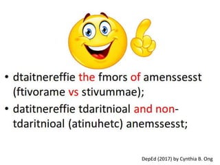 DepEd (2017) by Cynthia B. Ong
 