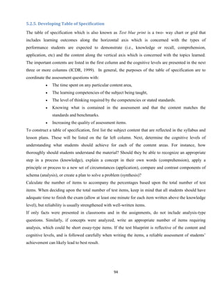 Classroom assessment manual | PDF
