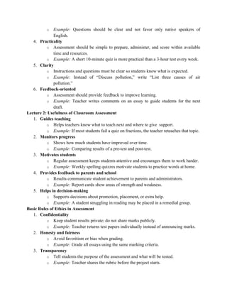 Classroom Assessment Mid Term Notes by Dr.Shazia Zamir .docx