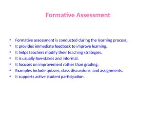 Formative Assessment In Practice Classroom Assessment practice - Classroom assessment is a systematic ...
