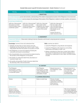 Classroom Assessment Resource Book | PDF