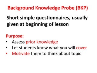 Classroom Assessment Techqniques CATs-Emad Mansour | PPT