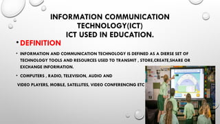 classroom communication, facilitator and barriers ICT | PPTX