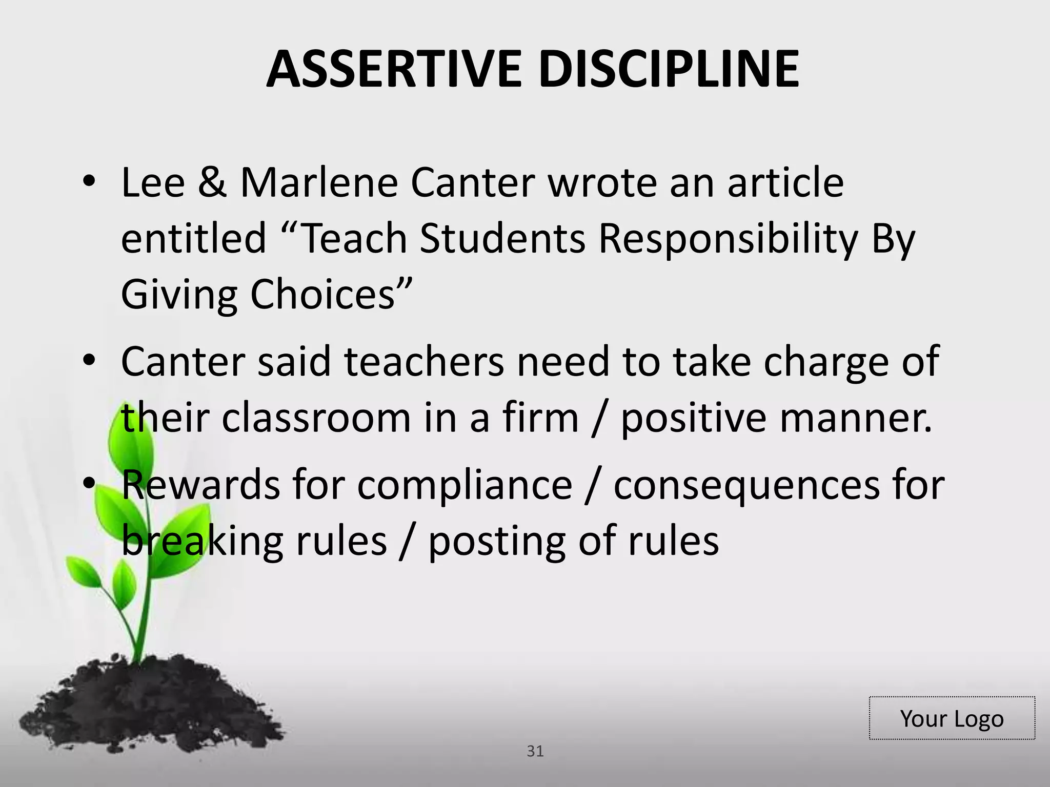 Classroom discipline differs classroom management | PPTX