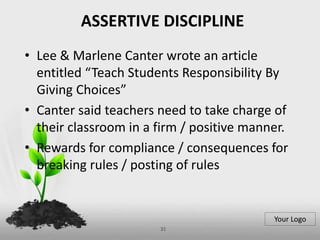 Classroom discipline differs classroom management | PPTX