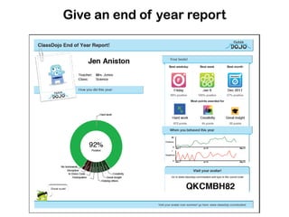 Give an end of year report
 