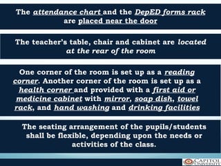 Deped Forms Rack Classroom Facilities | PPT