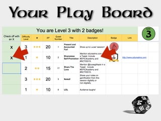 Your Play Board
 