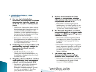 Pedagogical Content Knowledge 
Planning, Pedagogy, Reflection 
 