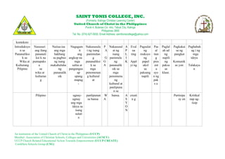 CLASSROOM INSTRUCTION DELIVE RY ALIGNMENT MAP.docx