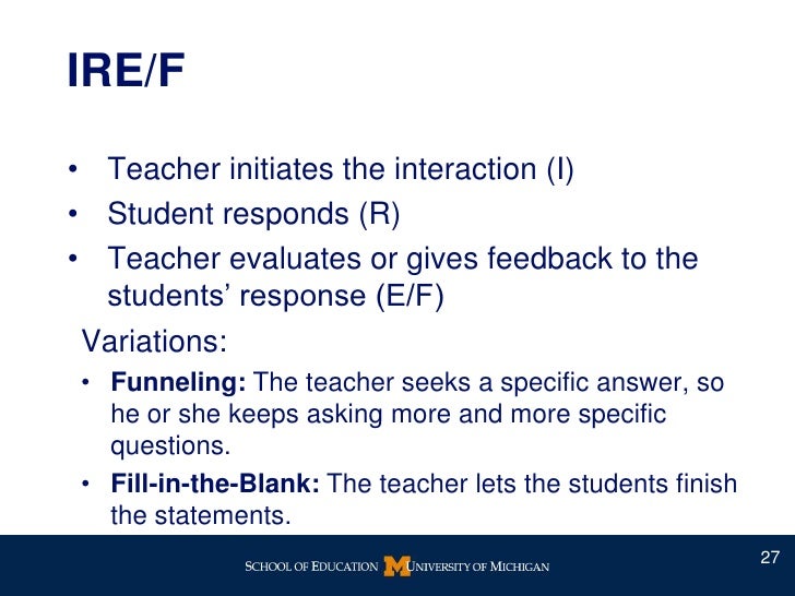 Classroom interaction v1