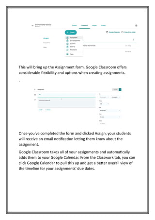 Google Classroom Steps Demonstration By LAKSHYA | PDF