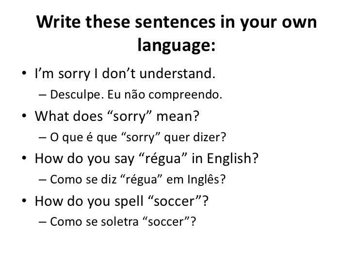 Classroom Language Classroom Language