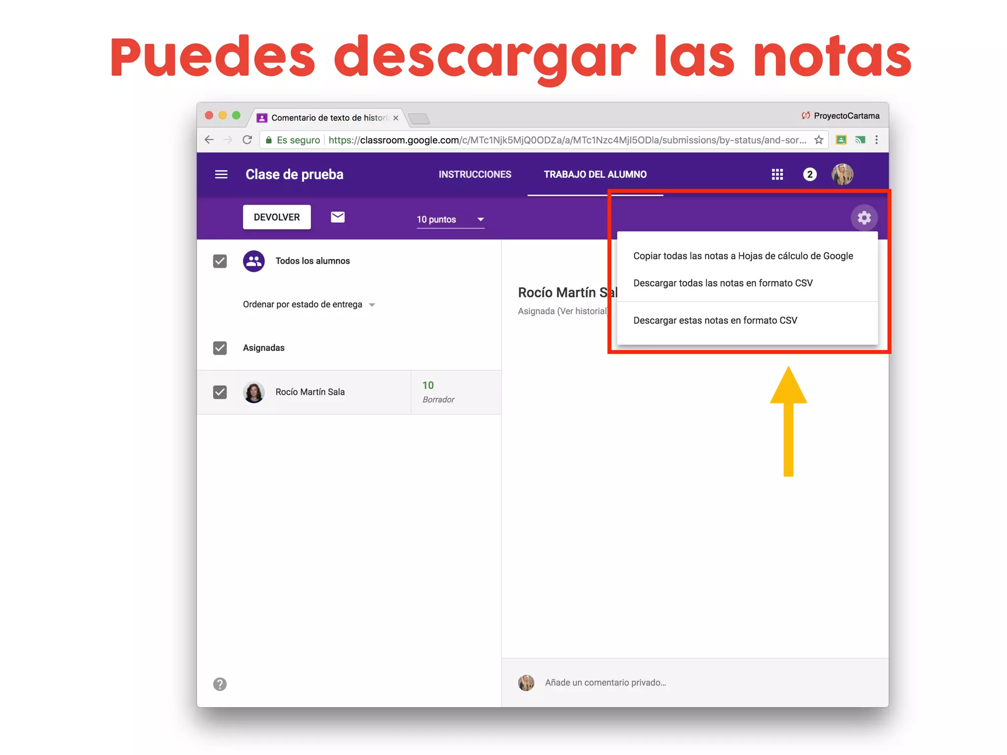 Puedes descargar las notas
 