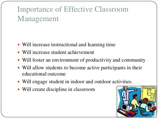 importance of classroom management essay