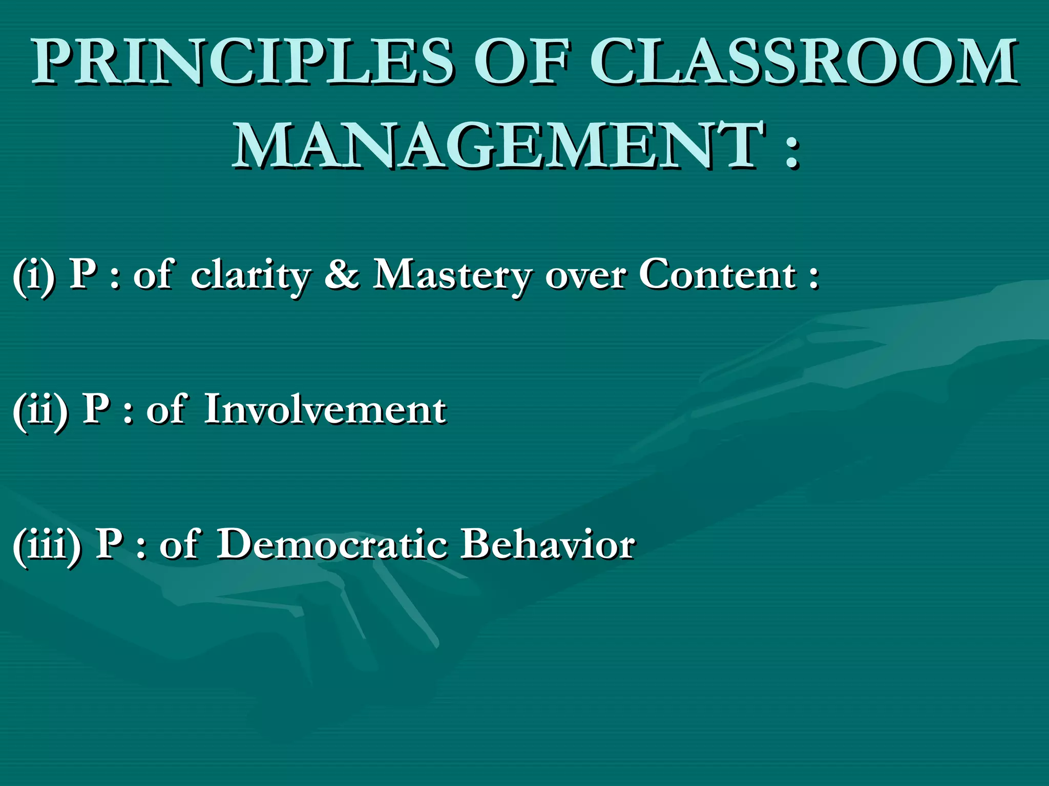 Classroom management | PPT | Educational Assessment | Education