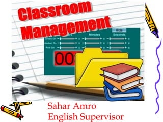English Supervisor Classroom management | PPT
