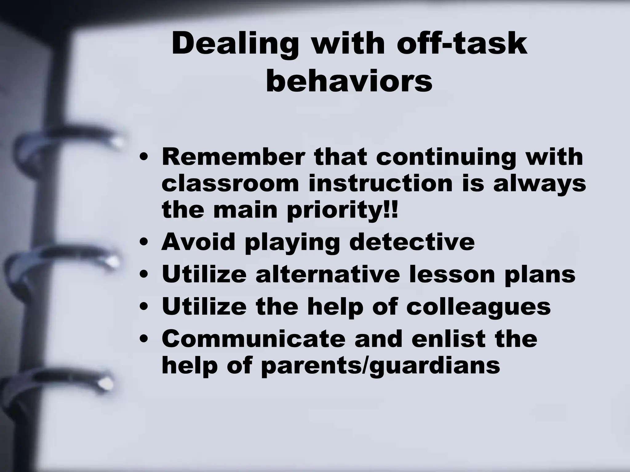 Effective Classroom Management Strategies Ppt Effective Classroom Management Strategies Ppt