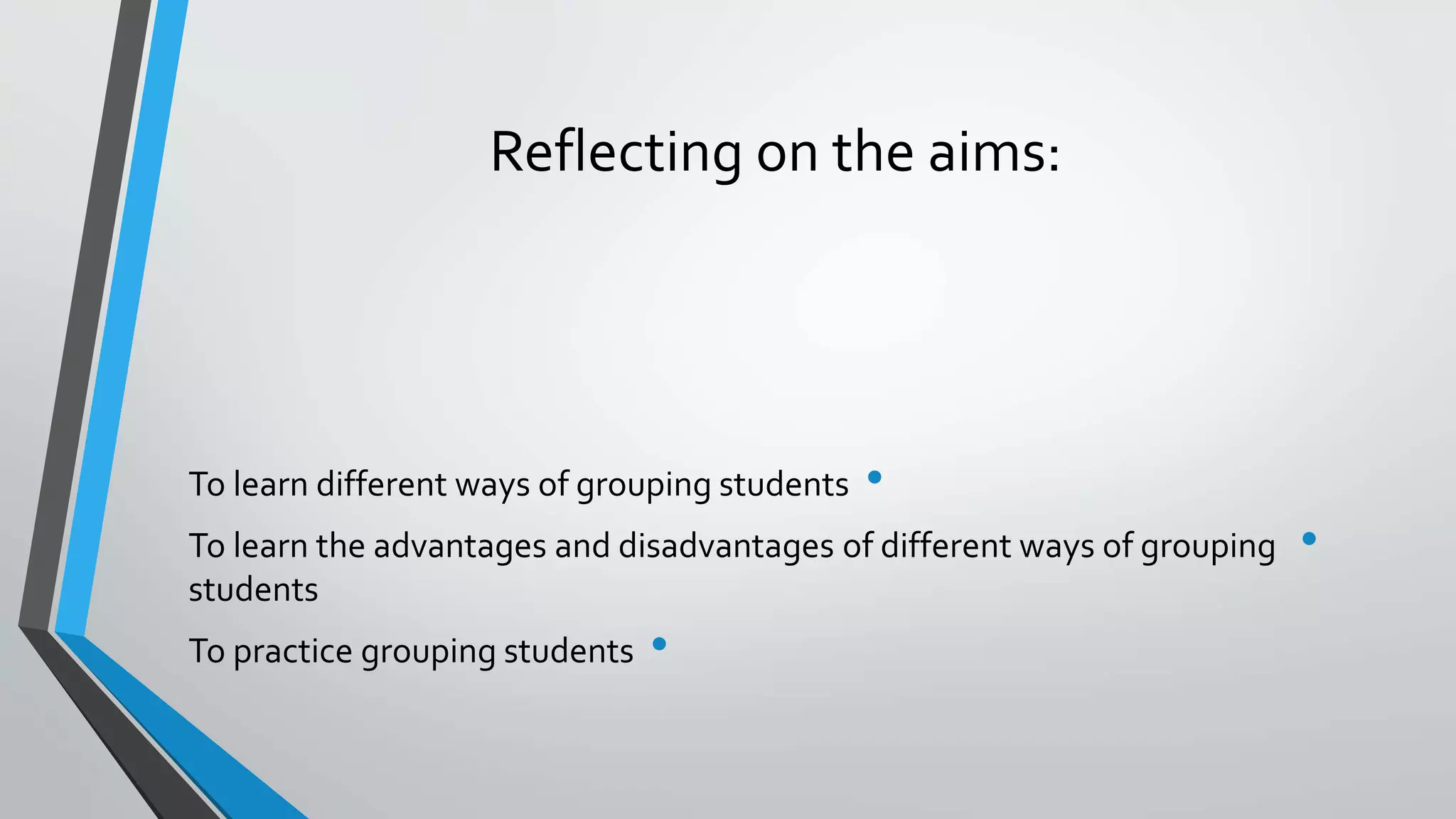 Classroom management grouping students | PPTX