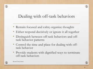 Classroom management btz | PPT