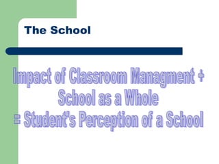Classroom Management for Teachers 1-09.ppt