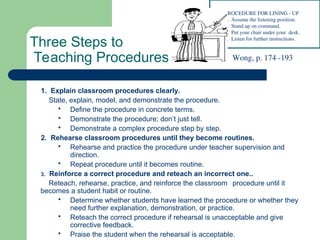 Classroom Management for Teachers 1-09.ppt