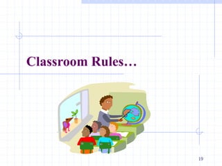 Classroom Rules…
19
 