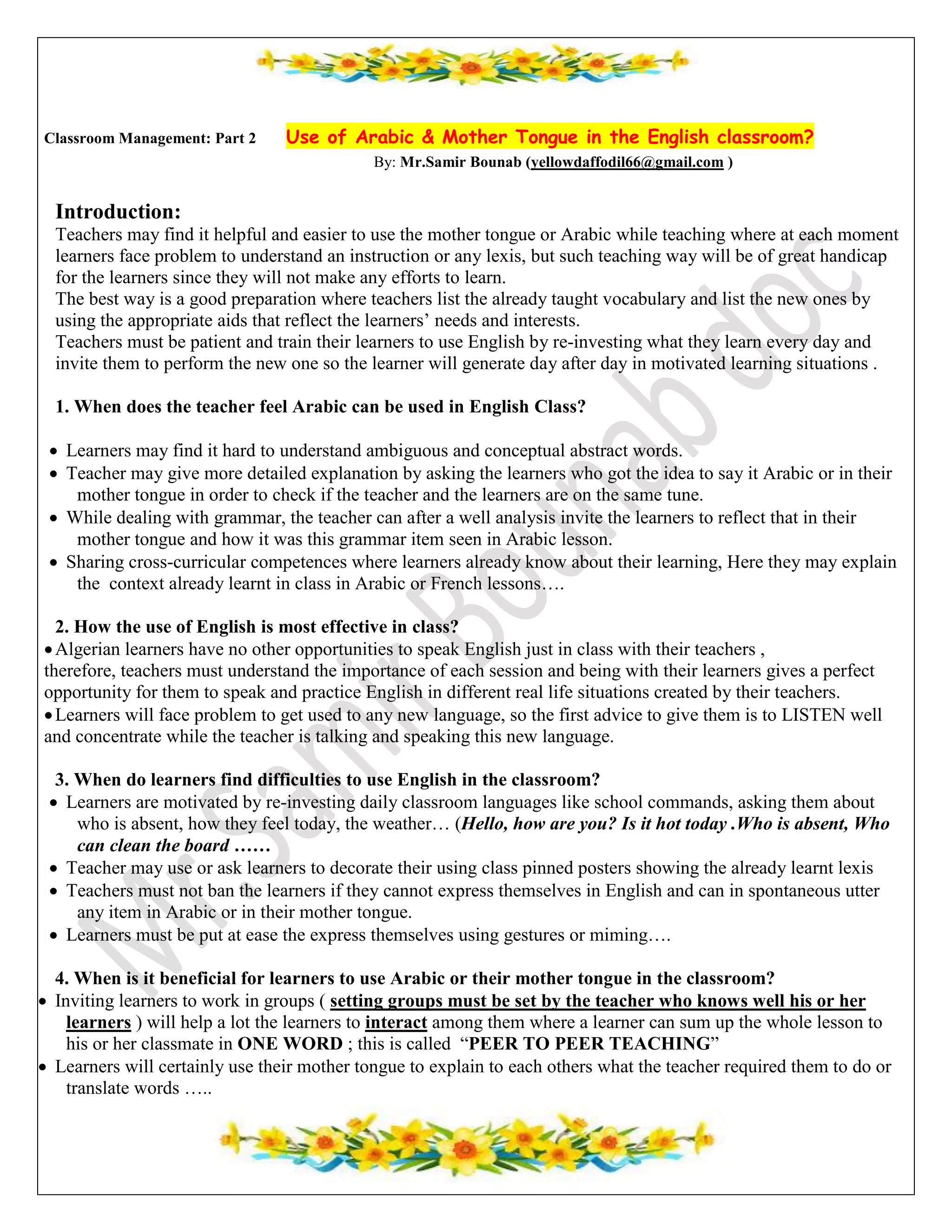 classroom-management-part-2-use-of-arabic-and-the-mother-tongue-in