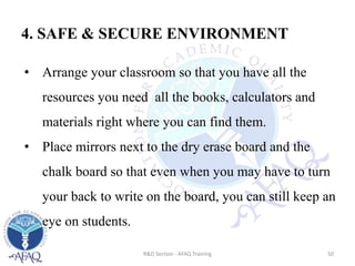 Secure Classroom Classroom Management (PDG1003) | PPTX