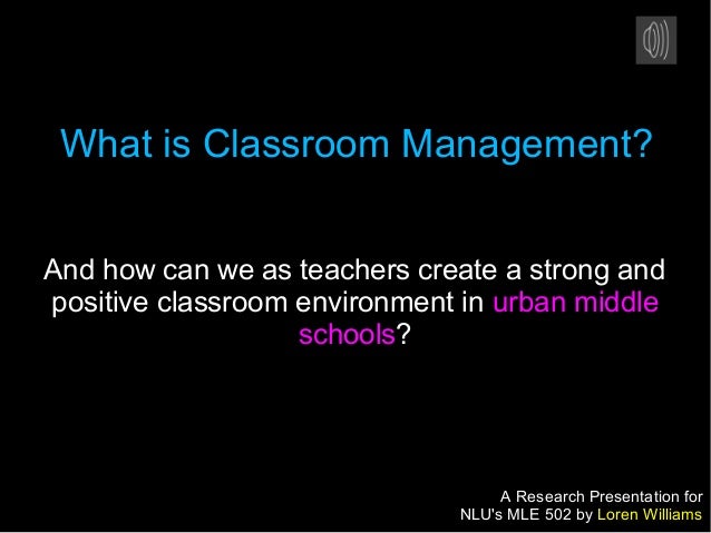 managing the classroom ppt video