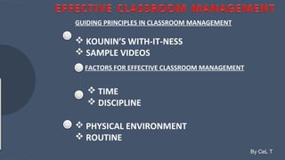 Effective Classroom Management | PPT