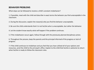 Classroom Management Strategies | PPTX