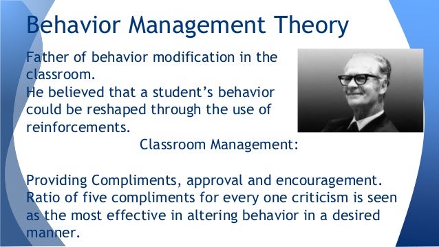 Classroom management theorists