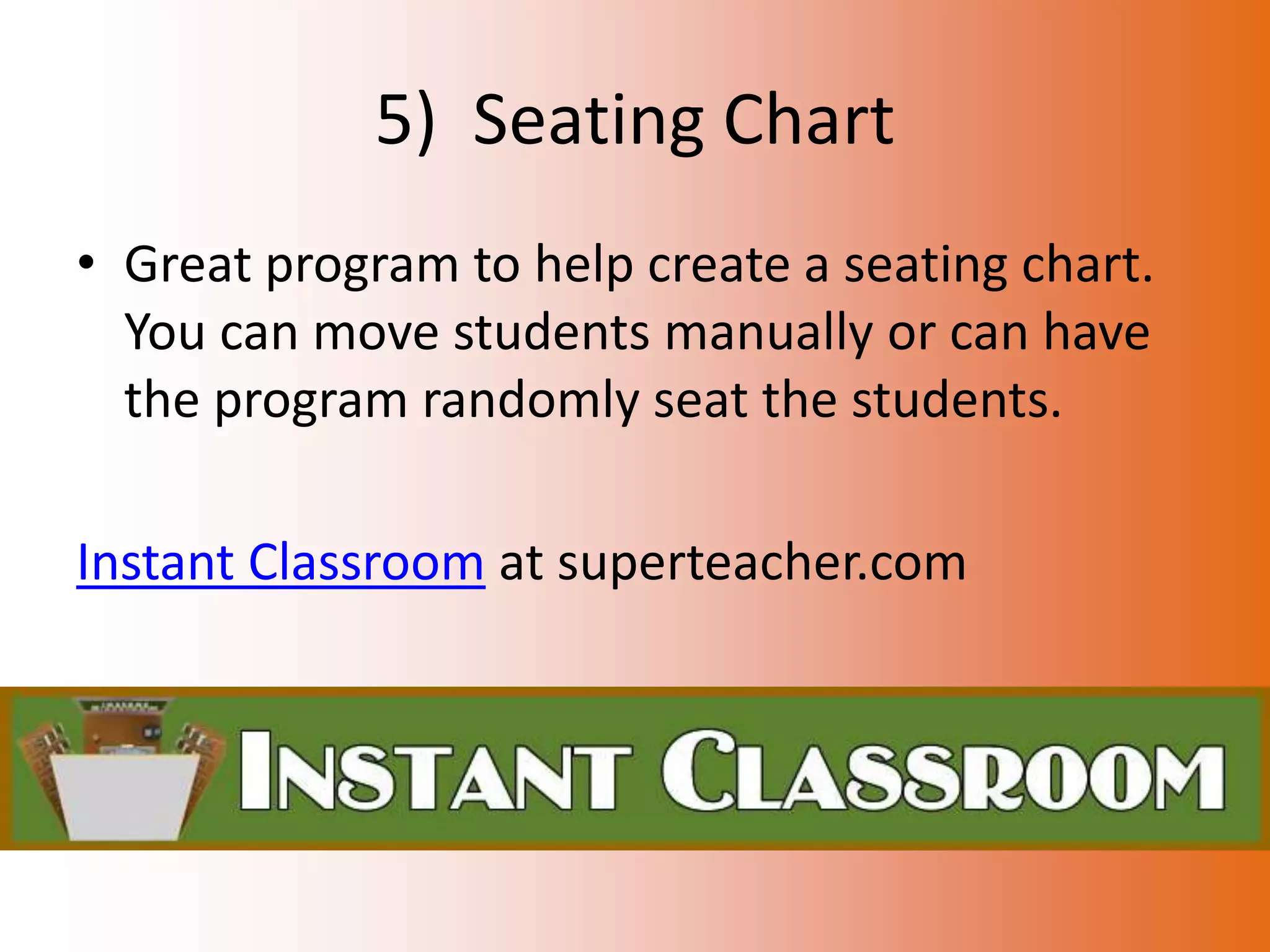 CLASSROOM MANAGEMENT TOOLS FOR TEACHERS visual data 5
