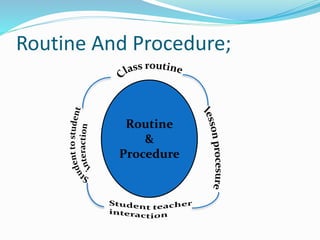 Routine And Procedure;
Routine
&
Procedure
 