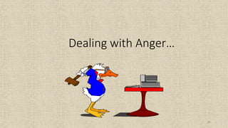 85
Dealing with Anger…
 
