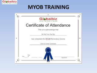 MYOB TRAINING
 