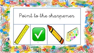 Classroom objects | PDF