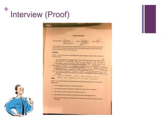 + 
Interview (Proof) 
 