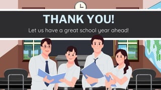 THANK YOU!
Let us have a great school year ahead!
 