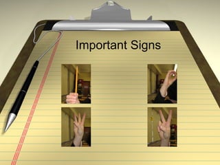 Important Signs 