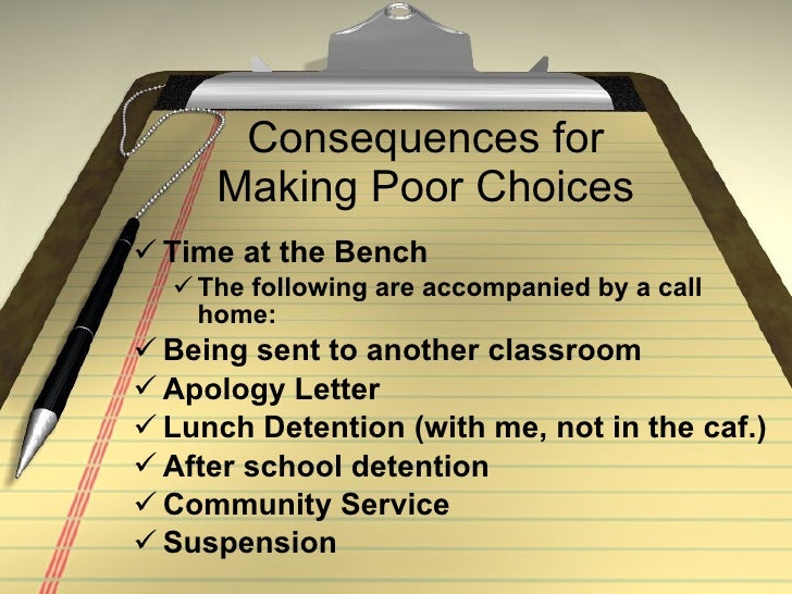 Middle school detention essay