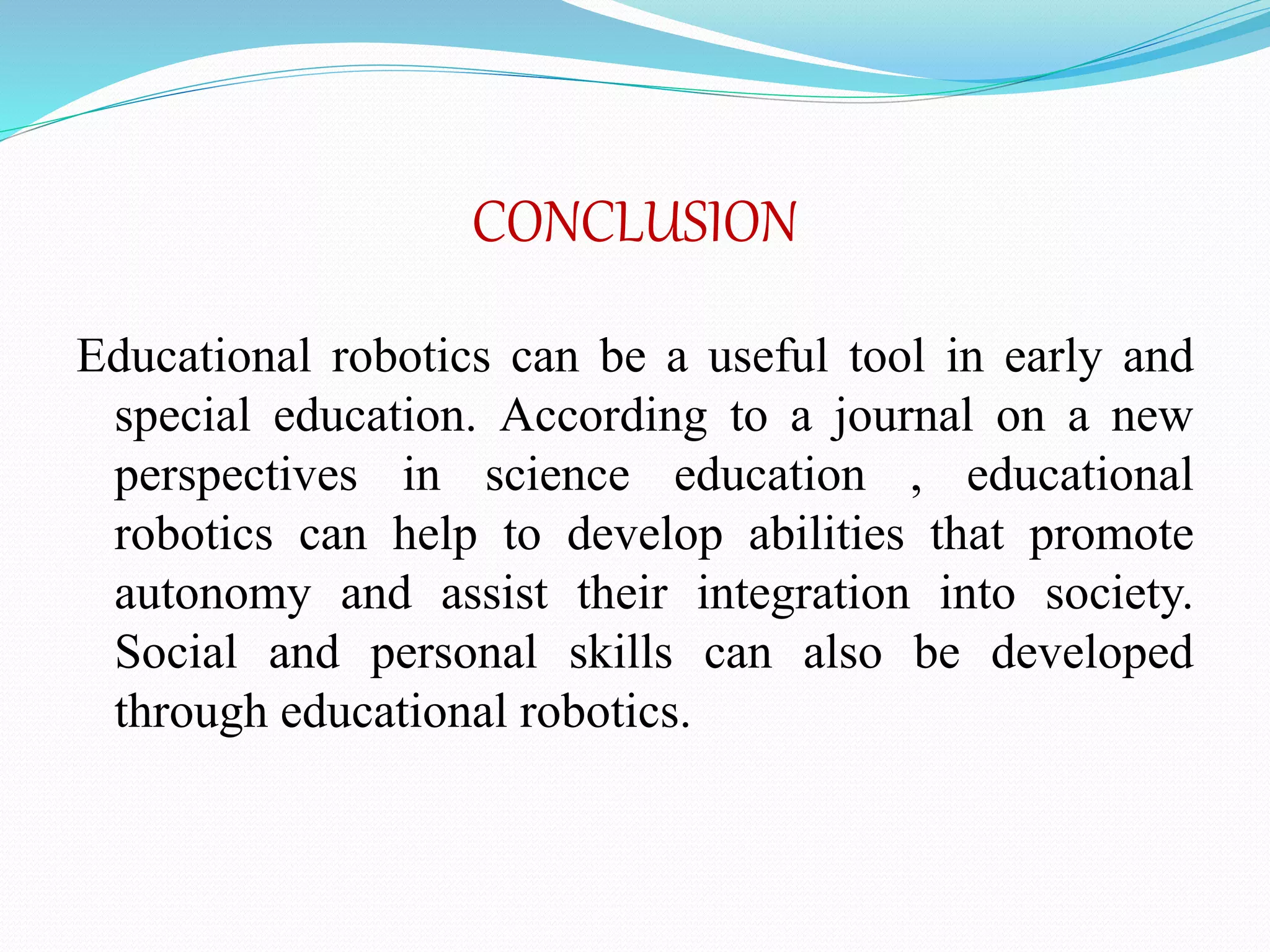 Classroom robotics ppt-sangeetha | PPT