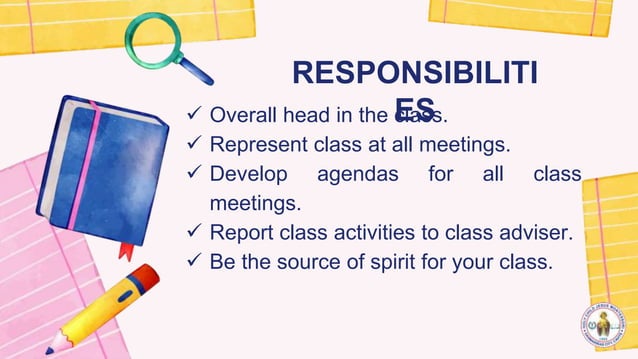 Classroom Roles and Responsibilities.pptx | Professional School ...