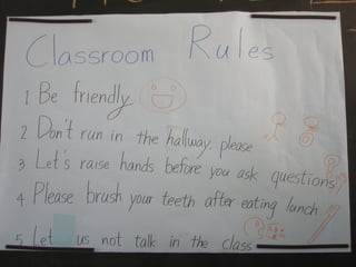 Classroom rules